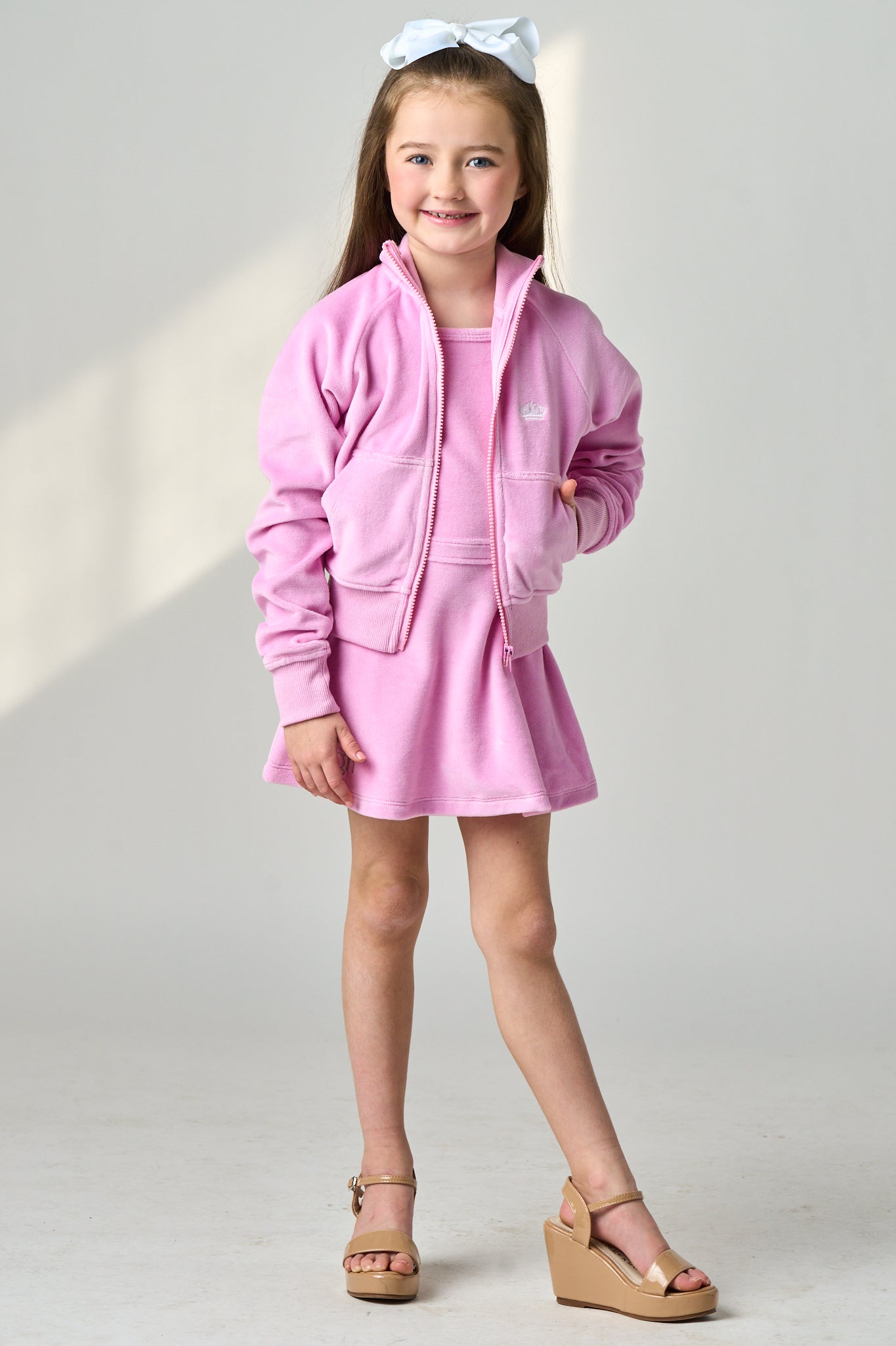 Youth Rosé Velour Jacket