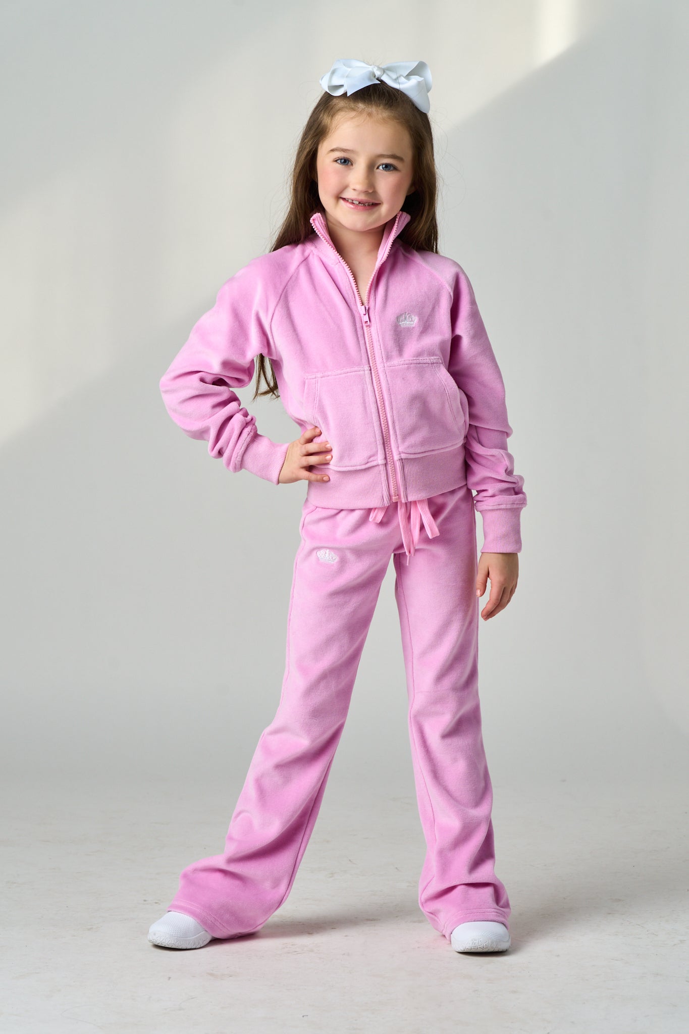 Youth Rosé Velour Tracksuit