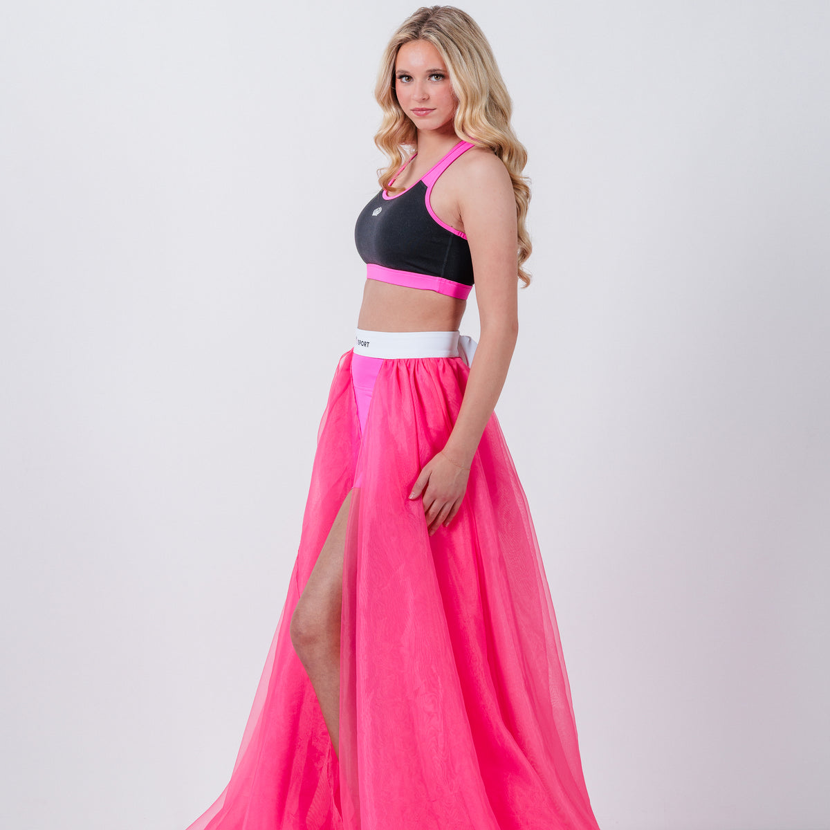 Pink Reign Women's Hot Pink Reign Rehearse Overskirt – Reign Sport®