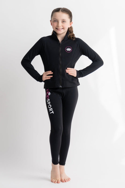 Youth REIGN Essentials Black Leggings