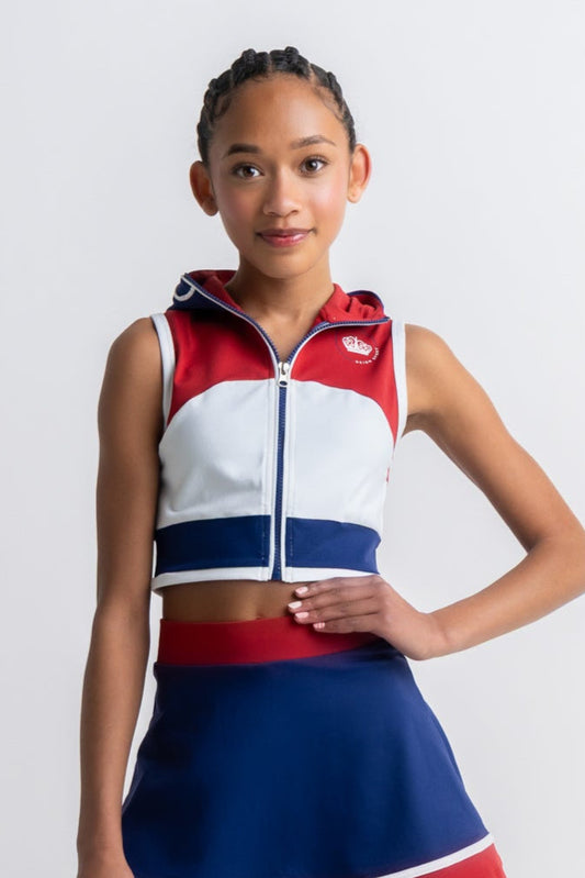 Youth USA Sleeveless Hoodie