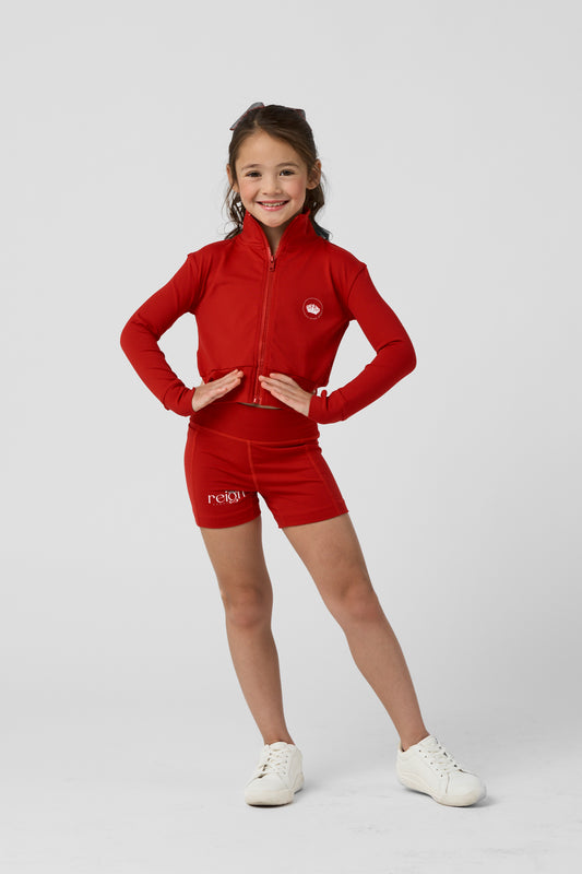 Youth Crimson Shorties