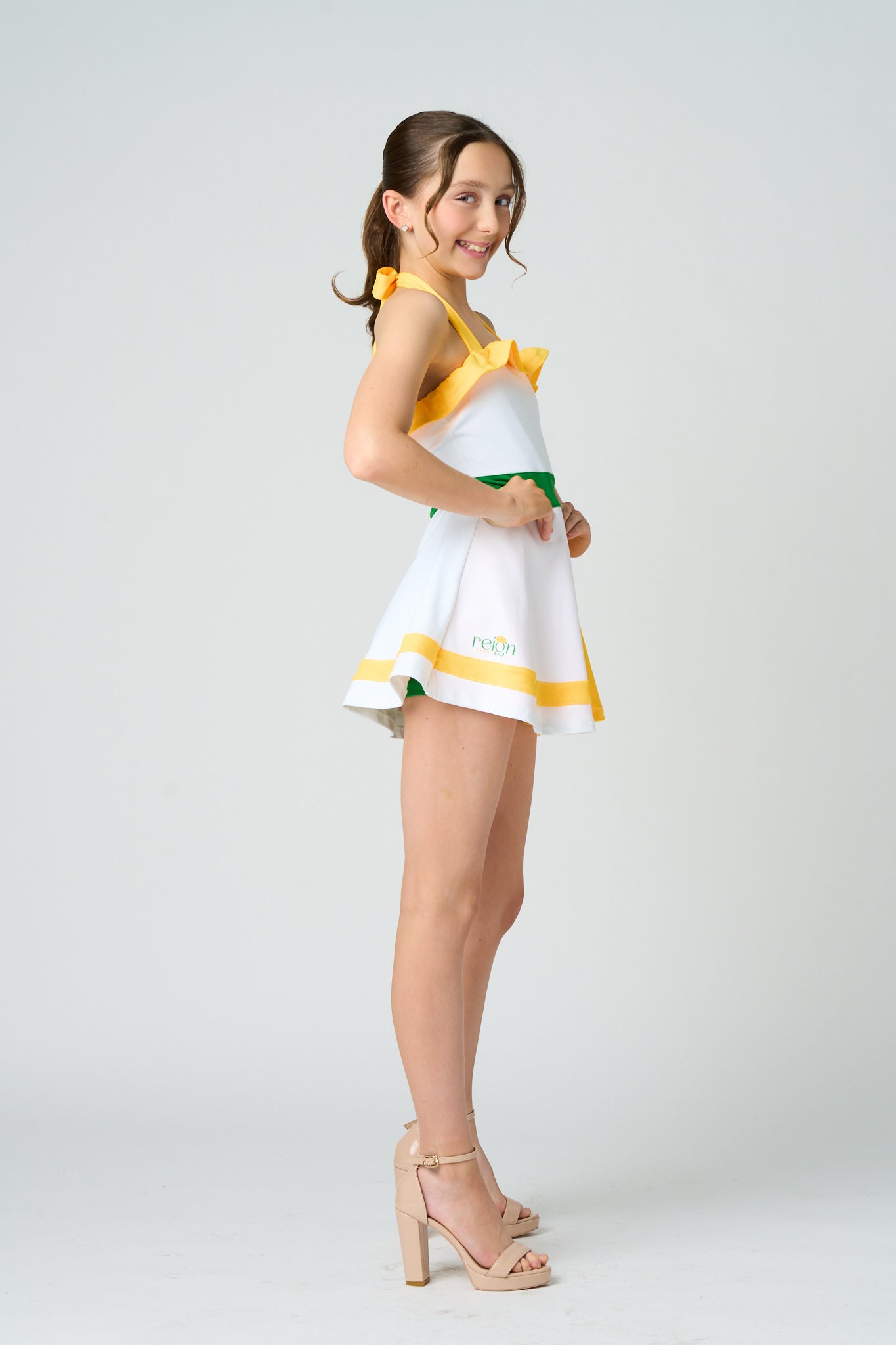 Youth Limoncella Dress + Shorties – Reign Sport®